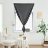 Cortinas Blackout, Sin Taladrar, Cortinas Divisorias para Casa de Alquiler, Cortinas Cortas Autoadhesivas de Velcro para Bloqueo de Ventanas Pequeñas, Hecho a Medida
