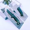 En Stock Cuchillo Plegable para Fruta Boston 311 de Acero Inoxidable, Cuchillo Grande Portátil para Cortar Carne para Exteriores con Clip