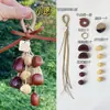 Kit de Materiales para Carrillón de Viento de Cáscara de Fruta DIY Xiaohongshu Douyin Artesanía de Sanación Sonora Materiales Hechos a Mano Colgante de Cáscara de Fruta