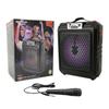Singe Zqs8177W 8 pulgadas Bolso Kara Ok Audio para KTV con Micrófono con Radio Dj Sonido Fuerte