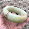 Pulseras de Jade Afgano Natural al por Mayor para Mujeres, Pulseras de Jade con Patrón de Neumático Estrecho y Ancho por Fabricante