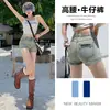 Shorts de Mezclilla para Mujer Verano 2025 Tendencia Nuevo Estilo Delgado Moda Chica Caliente Elegante Delgado Diseño Streetwear Pantalones