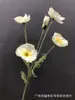Flocado 5 cabezas amapola flor artificial fresca boda amapola artificial flor decoración hogar decoración ramo