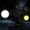 Lámpara de Columna Solar de Acero Inoxidable para Exterior, Impermeable, para Paisaje de Patio de Villa, Lámpara de Pared Eléctrica de Bola Montada en Pared