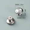 Fabricante Personalizado Manípulo de Cogumelo de Aço Inoxidável para Portas de Armário, Puxador Pequeno Redondo de Gaveta, Manípulo Único de Metal para Porta de Guarda-Roupa