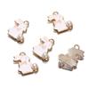Joyería de gota de aceite de dibujos animados con múltiples patrones, accesorios pequeños de aleación, colgante, pulsera, collar, hecho a mano, directo de fábrica