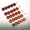 Suministro Directo de Fábrica de Granate Rojo Natural Granate Rosa Claro Piedras para Joyería Facetadas de 0.9 mm a 5 mm