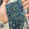 Pedra natural 6mm superfície de corte de futebol 64 lados ângulo de corte contas soltas ágata de cristal natural semi-acabado acessórios DIY