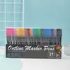 Caneta Outline Amazon para Estudante DIY Diário de Arte Caneta Marcadora Glitter Caneta Marcadora de Linha Dupla para Cartão de Natal
