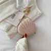 Bolso con forma de concha en abanico para mujer 2022 verano nueva moda lentejuelas cadena bolso moda en línea popular bandolera