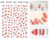 Pegatina para Uñas con Arte de Frutas Estilo Deslumbrante Little Red Book Sandía Piña Arándano Pegatina para Uñas con Arte de Frutas WG314-330