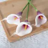 Uau Lírio Calla Sintético Personalizado Toque Real Flor Falsa Flor Artificial Decoração de Casa Enfeites Casamento Mini Pequeno Lírio Calla