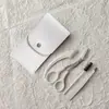 Set de cuchillo para recortar cejas con peine, tijeras para cejas, macro, menisco antiarañazos, cuchillo para cejas para principiantes, set de tres piezas morado para recortar cejas
