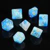 Set de Dados Multilado Starlight New para Juegos de Rol de Mesa, Set de 7 Dados, Accesorios Creativos al por Mayor