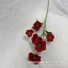 Decoración de Flores Artificiales para Boda 6 Cabezas Flor Mariposa Salón de Bodas Materiales Florales Venta al por Mayor Flor Diente de Perro