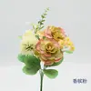 Flores de seda artificial, bolas de espina de loto, materiales florales para bodas, decoración de ambiente festivo para centros comerciales, diseño de paisajes de jardines, arreglos florales