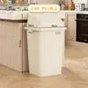 Lixeira comercial grande sem tampa 30 litros 50 balde quadrado grande externo doméstico de grande capacidade cozinha balde sanitário grande