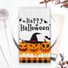 Amazon Horror Halloween Fantasma Pano de Prato Corvo Xadrez Preto Microfibra Anão Único Pano de Lavar Louça
