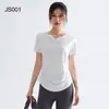 Traje Deportivo para Mujer, Ropa de Yoga de Verano, Tallas Grandes para Mujeres Curvilíneas, Top de Pilates de Manga Corta, Ropa de Fitness para Correr de Verano para Mujeres Menudas