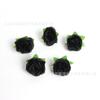 Serie Negra Flores Artificiales Materiales para Manualidades Cabezas de Flor de Rosa Peonía Flores Falsas Decoración de Caja de Flores de Amazon Accesorios Florales