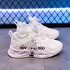 Zapatillas infantiles 2025 otoño nuevo botón giratorio zapatos blancos cómodos versátiles estudiante casual zapatillas para correr