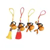 Mini cabaça aberta natural pingente de texto brincar cabaça pequena torcida à mão boutique em estoque atacado