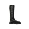 Botas Altas de Tacón Grueso con Hebilla de Temporada Primer Encuentro para Mujer Botas de Caballero Nuevas Otoño/Invierno 2026 Botas Largas de Tacón Medio