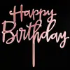 Día de la Madre Día de la Mujer Querida Mamá Saludable Hermosa Decoración de Pastel de Cumpleaños Tarjeta Acrílica Insertable