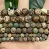 Cor Café Verde Ágata Antiga Contas Acessórios de Joias DIY Pulseira Colar Joias Transfronteiriças Atacado Material Artesanal Produção