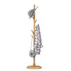 Perchero de madera maciza, perchero de pie para dormitorio, uso doméstico, perchero vertical simple, perchero para bolsos de sala de estar interior