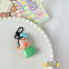 Llavero Grande Lindo de Crayon Shin-Chan Estilo Divertido Colgante para Mochila Escolar de Estudiante Regalo de Celebridad de Internet de Resina para Mejor Amigo