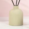 Venta al por mayor transfronteriza 200 ml botella de fragancia de cerámica simple color tierra sin fuego botella de fragancia perfume volátil botella de fragancia de ratán