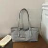 Nuevo Bolso de Hombro Único con Hebilla de Cuero Escarchado para Otoño Bolso de Mano Retro de Cuero con Cera de Aceite Moda Versátil Bolso de Axila para Mujer