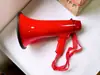 Venta Directa de Fábrica Altavoz Inalámbrico Rojo de Alta Potencia Megáfono Grande 19S Batería de Litio USB Altavoz Ambulante para Puestos Callejeros