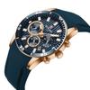 REWARD83005 Reloj de hombre con cinta de cuarzo, reloj con calendario, reloj de hombre con seis agujas, reloj de comercio exterior