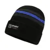Gorro de Invierno Cálido de Punto para Hombre, Estilo Coreano Moderno Versátil a Prueba de Viento Protección para Orejas Grueso Color Sólido de Lana, Gorro Transfronterizo para Clima Frío