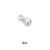 Cadena de Plata de Ley S925 Cadena de Cola de Marca Cadena de Extensión Cadena de Cola de Marca Colgante en Forma de Gota Hecho a Mano DIY Accesorios para Collar Pulsera