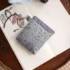 Clip para monedas de oro de metralla, brocado y estilo, bolsa de mano para guardar joyas, bolsa de regalo, tela vintage, bordado, billetera