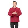 Traje Tang Masculino, para Meia-Idade e Idosos, Roupa de Primavera e Outono, Roupa do Pai, Manga Longa de Primavera e Verão, Roupa Estilo Chinês do Vovô, Roupa Tradicional Chinesa para Maiores de 70 e 60 Anos