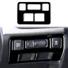 Adecuado para 13-18 Subaru Forester panel de ajuste de faros negro piano negro brillante modificación de interior de coche