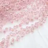 6mm 8mm Furo Transversal Cristal de Morango Cristal Multifacetado Contas Soltas DIY Pulseira Feita à Mão Acessórios de Joias para Pendurar no Carro Contas