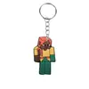 Chaveiro de Desenho Animado Minecraft Chaveiro de Plástico Macio PVC Pingente Pequeno para Bolsa Venda Quente Transfronteiriça Atacado