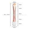 Nuevo Cepillo de Silicona Doble Cabeza para Aplicar Mascarilla DIY Destilador Facial Granos Mascarilla de Barro Paquete Individual Herramienta de Maquillaje Spa Lote