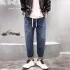 Pantalones vaqueros para hombre, nueva colección primavera/otoño, pierna recta, corte holgado, lavado claro, pantalones largos casuales, pantalones de trabajo elegantes, marca de moda para hombre