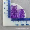 Materiais: Acessórios de Resina, Colar de Gelatina Criativo DIY, Acessórios para Capa de Celular com Cola de Creme DIY Urso Transparente