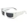 Gafas de sol reflectantes de mercurio estilo europeo y americano, tecnología futura Y2K, para mujer, para exteriores, ciclismo, piloto