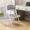 Silla de Comedor Plegable para Uso Doméstico, Taburete de Oficina con Respaldo, Adecuado para Alquiler de Dormitorios, Cómodo para Sentarse Largo Tiempo, Precio de Mayoreo