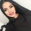 Peluca Caliente de Amazon Peluca Europea y Americana Cabello Largo Lacio de Mujer Peluca Negra Afro Intermedia Fibra Química Gorro
