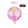 Globos de Película de Aluminio en Inglés y Español Transfronterizos Globos de Decoración para la Fiesta del 100º Cumpleaños de Bebé Recién Nacido Venta al por Mayor
