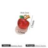 Serie de Dibujos Animados Goteando Aceite Colgante de Fruta Acero Inoxidable Joyería Collar Pulsera Colgante de Fresa Plátano Manzana Accesorios